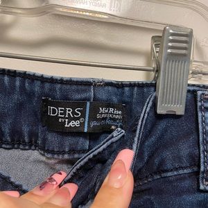 Capris jean high rise